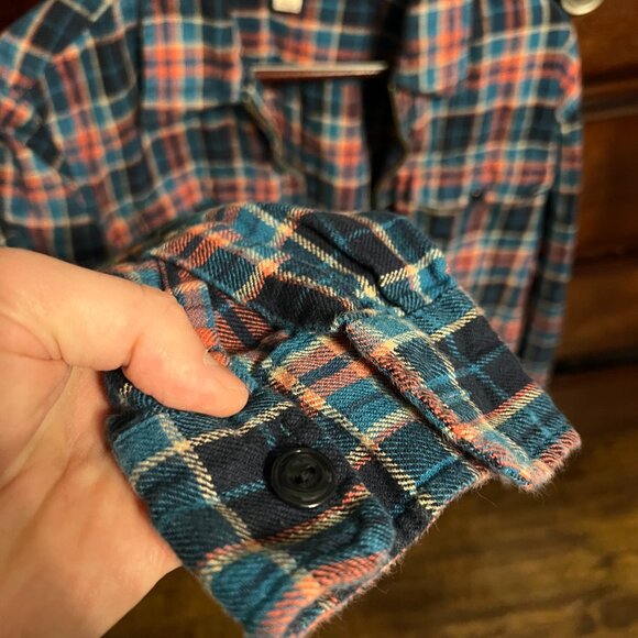 Wallace and Barnes J. Crew Zip-Up Flannel Shacket - Picture 4 of 4